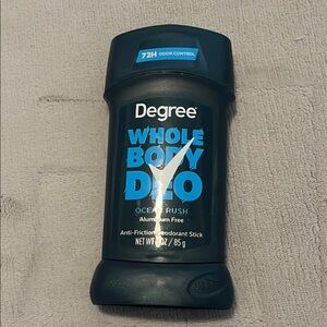 NWT Degree Whole Body Ocean Rush Deodorant Stick